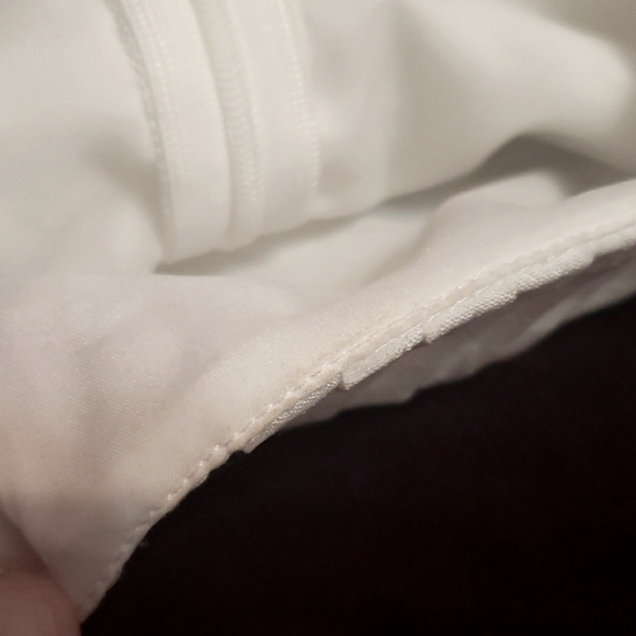 🔴 Banana Republic White Peplum Sheer Tank Blouse 🔴 - Picture 10 of 12